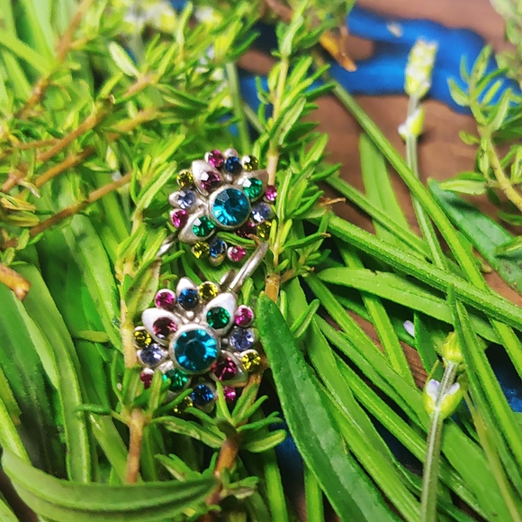 Coloured earrings - Picture 2 of 4